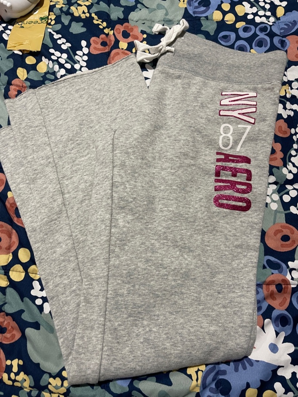 NWOT Aeropostale pink glitter sweatpants
